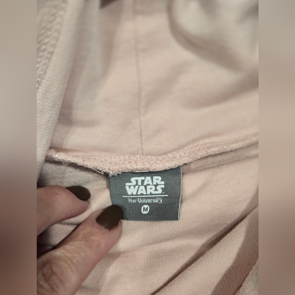 Star Wars Blush Pink Cowlneck Sweater - Picture 4 of 4